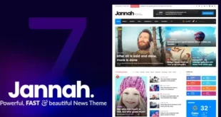 Jannah v7.0.2 Nulled – Chủ đề AMP Tạp chí báo chí BuddyPress