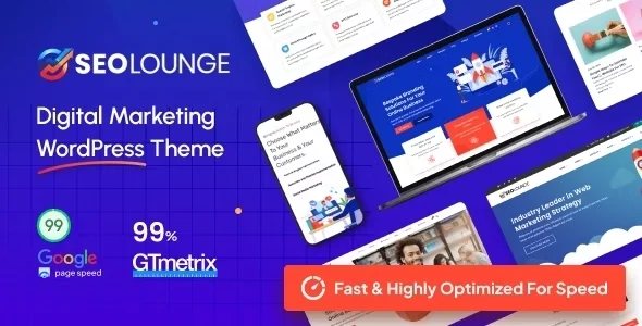 SEO Lounge v4.0.2 Nulled – Chủ đề tiếp thị kỹ thuật số