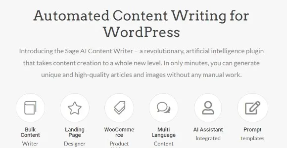 Sage AI v2.1 Nulled – Automated Content Writing for WordPress Plugin