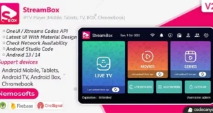 StreamBox - IPTV Player (Android Mobile, Tablets, TV, BOX, Chromebook)