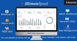 UltimateSpeed PHP Code Generator Enterprise v5.8