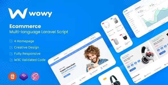 Wowy v1.24.0 Nulled – Tập lệnh thương mại điện tử