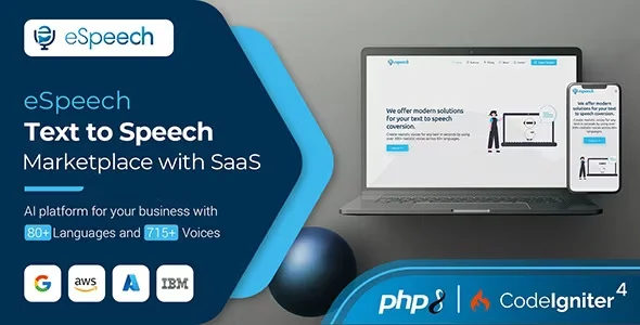 eSpeech v1.4.3 – Thị trường chuyển văn bản thành giọng nói