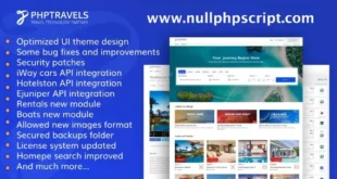 PHPTRAVELS v9.0 Nulled – Ứng dụng web đặt chỗ