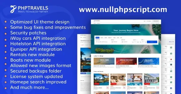 PHPTRAVELS v9.0 Nulled – Ứng dụng web đặt chỗ