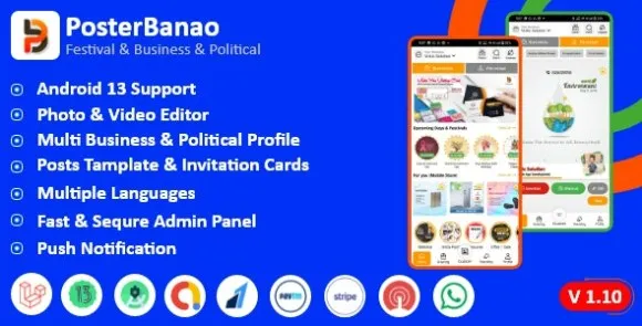 Poster Banao v2.0 Nulled – Trình tạo Poster