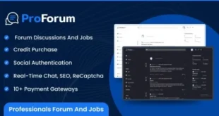 ProForum v1.0.0 – Diễn đàn chuyên nghiệp và tập lệnh việc làm