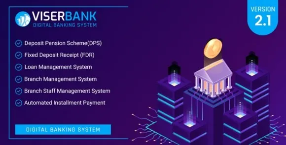 ViserBank v2.3 Nulled – Hệ thống ngân hàng số