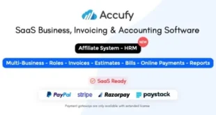 Accufy v2.6 Nulled – Phần mềm kế toán và kinh doanh