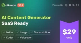 Aikeedo v1.4 Nulled – Nền tảng tạo nội dung AI