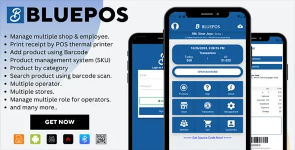 BLUEPOS v1.1 – Điểm bán hàng di động Android (POS)