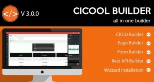 Cicool v3.4.4 – Trang, Biểu mẫu, API còn lại và Tập lệnh trình tạo CRUD