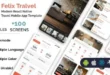 Felix Travel v1.1.11 – Nguồn mẫu ứng dụng du lịch