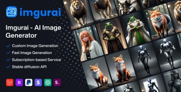 Imgurai v1.5.0 – Tập lệnh PHP Trình tạo hình ảnh AI