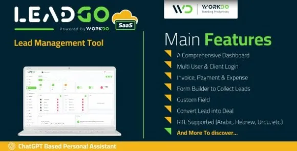 LeadGo SaaS v5.2 Nulled – Công cụ quản lý khách hàng tiềm năng