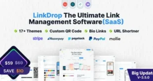 Linkdrop v2.5.3 Nulled – Công cụ quản lý liên kết SaaS