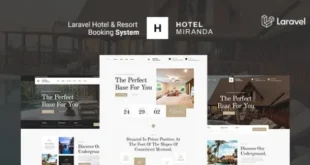 Miranda v1.37.3 Nulled – Hệ thống đặt phòng đa ngôn ngữ của Laravel Hotel & Resort