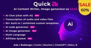 QuickAI OpenAI v4.5 Nulled – ChatGPT – Trợ lý viết và tạo nội dung AI