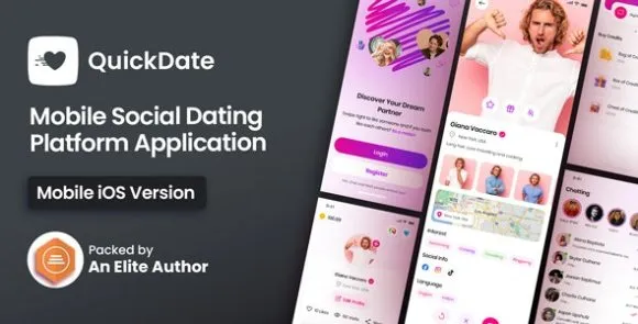 QuickDate iOS v2.3 – Ứng dụng nền tảng hẹn hò trên mạng xã hội