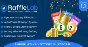 RaffleLab v1.1 Nulled – Tập lệnh nền tảng xổ số