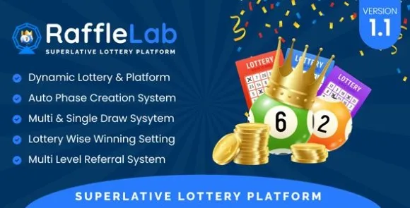 RaffleLab v1.1 Nulled – Tập lệnh nền tảng xổ số