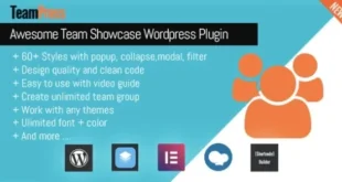 TeamPress v1.5.3 Nulled – Plugin giới thiệu nhóm