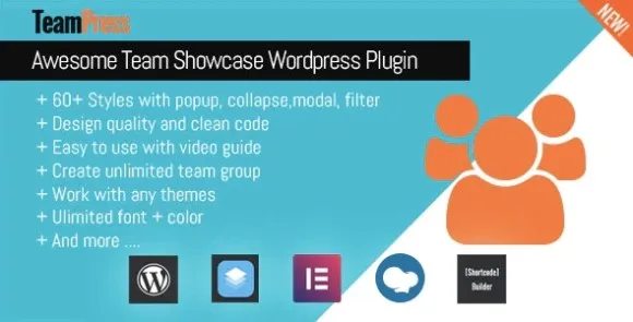 TeamPress v1.5.3 Nulled – Plugin giới thiệu nhóm