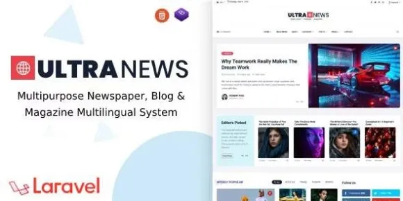 UltraNews v2.8.0 Nulled – Báo, Hệ thống blog đa ngôn ngữ có hỗ trợ AI Writer