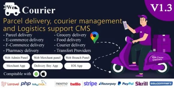 We Courier v1.3 – CMS quản lý chuyển phát nhanh và hậu cần