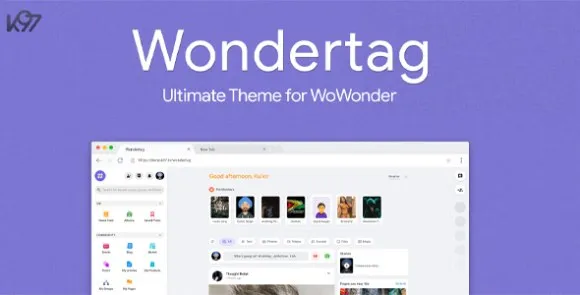 Wondertag v2.8 – Chủ đề WoWonder tối thượng