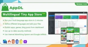 AppDL v1.3.0 – Mã nguồn cửa hàng ứng dụng nhỏ