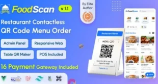 FoodScan v1.0 – Trình tạo menu nhà hàng bằng mã QR