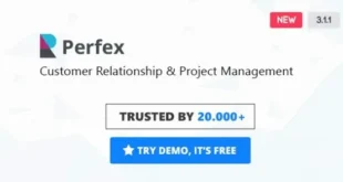 Perfex v3.1.0 – Tập lệnh PHP CRM mã nguồn mở mạnh mẽ