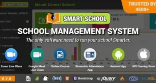 Smart School v7.0.0 Nulled – Hệ thống quản lý trường học