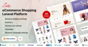 Zaika eCommerce CMS v2.1.0 Nulled – Tập lệnh nền tảng mua sắm thương mại điện tử