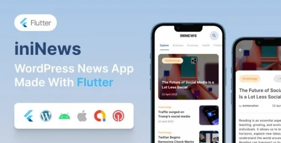 iniNews v1.0 – Ứng dụng di động Flutter