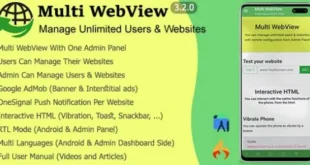 Multi WebView + Bảng quản trị v3.2.0 – Mã nguồn ứng dụng