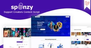 Sponzy v5.2 – Hỗ trợ miễn phí tập lệnh nội dung dành cho người sáng tạo