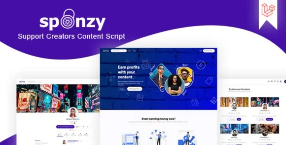 Sponzy v5.2 – Hỗ trợ miễn phí tập lệnh nội dung dành cho người sáng tạo