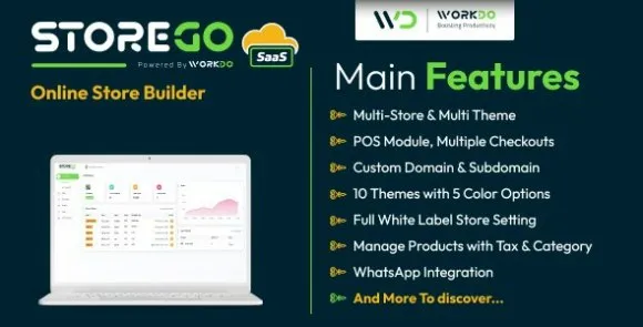 StoreGo SaaS v6.4 Nulled – Trình tạo cửa hàng trực tuyến