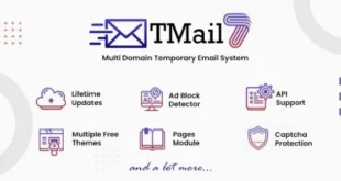 TMail v7.6.2 Nulled – Hệ thống email tạm thời đa miền