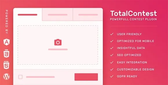 TotalContest Pro v2.7.5 Nulled – Plugin WordPress về cuộc thi ảnh, âm thanh và video