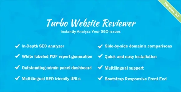 Turbo Website Reviewer v3.0 Nulled – Công cụ phân tích SEO chuyên sâu