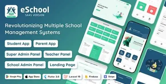 eSchool SaaS v1.1.1 Nulled – Hệ thống quản lý trường học