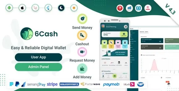 6Cash v4.3 Nulled – Ứng dụng di động ví kỹ thuật số