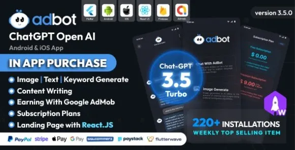 AdBot v4.1.0 – ChatGPT Open AI