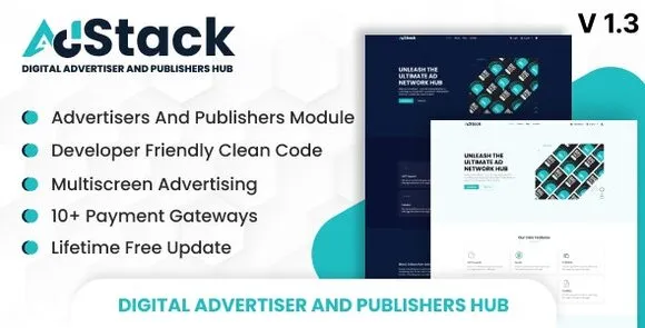 AdStack v1.4 – Trung tâm nhà quảng cáo và nhà xuất bản kỹ thuật số