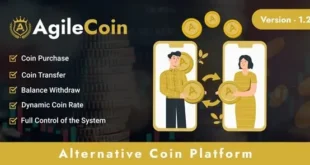 AgileCoin v1.2 – Tập lệnh PHP nền tảng tiền xu