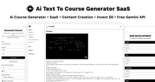 Ai Course Generator v1.0 – Thanh toán nội dung video và hình ảnh