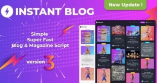 Blog tức thì v3.3 – Tập lệnh PHP Blog nhanh và đơn giản